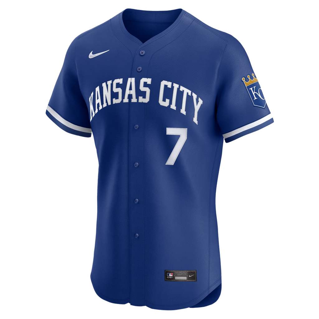 Kansas City Royals Bobby Witt Jr. Nike Alternate 2 Elite Player Jersey - Royal