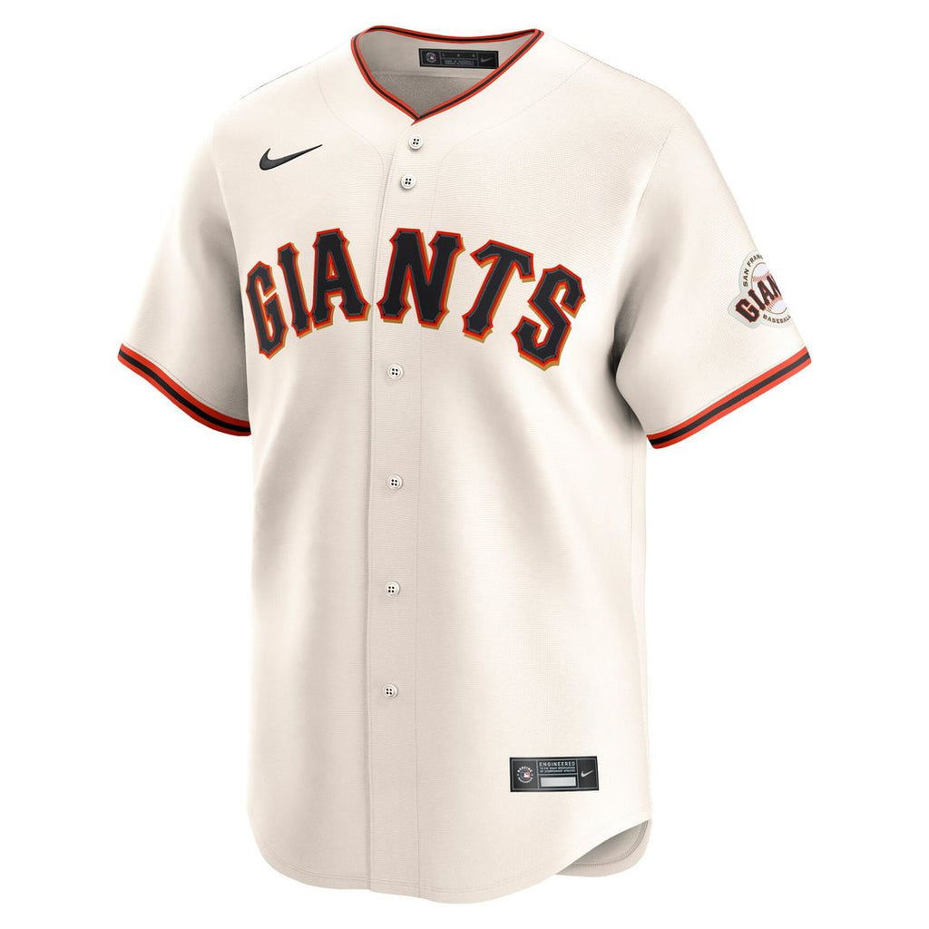 San Francisco Giants Willy Adames Nike Home Limited Player Jersey - Cream