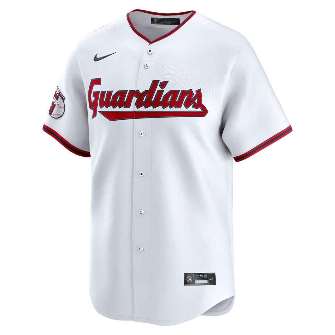 Cleveland Guardians Bo Naylor Nike Home Limited Player Jersey - White