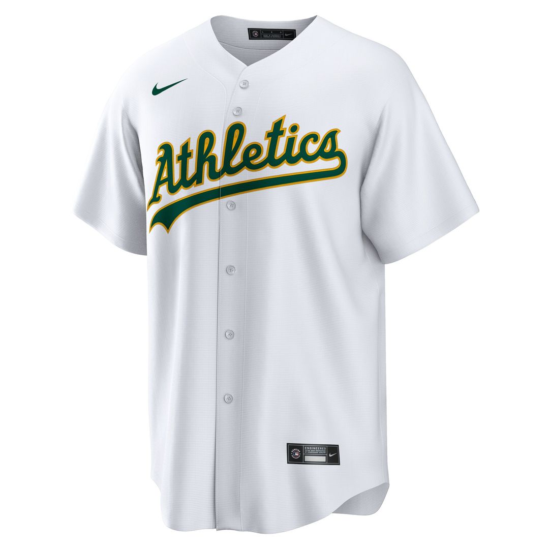 Athletics Lawrence Butler Nike Home Replica Jersey - White