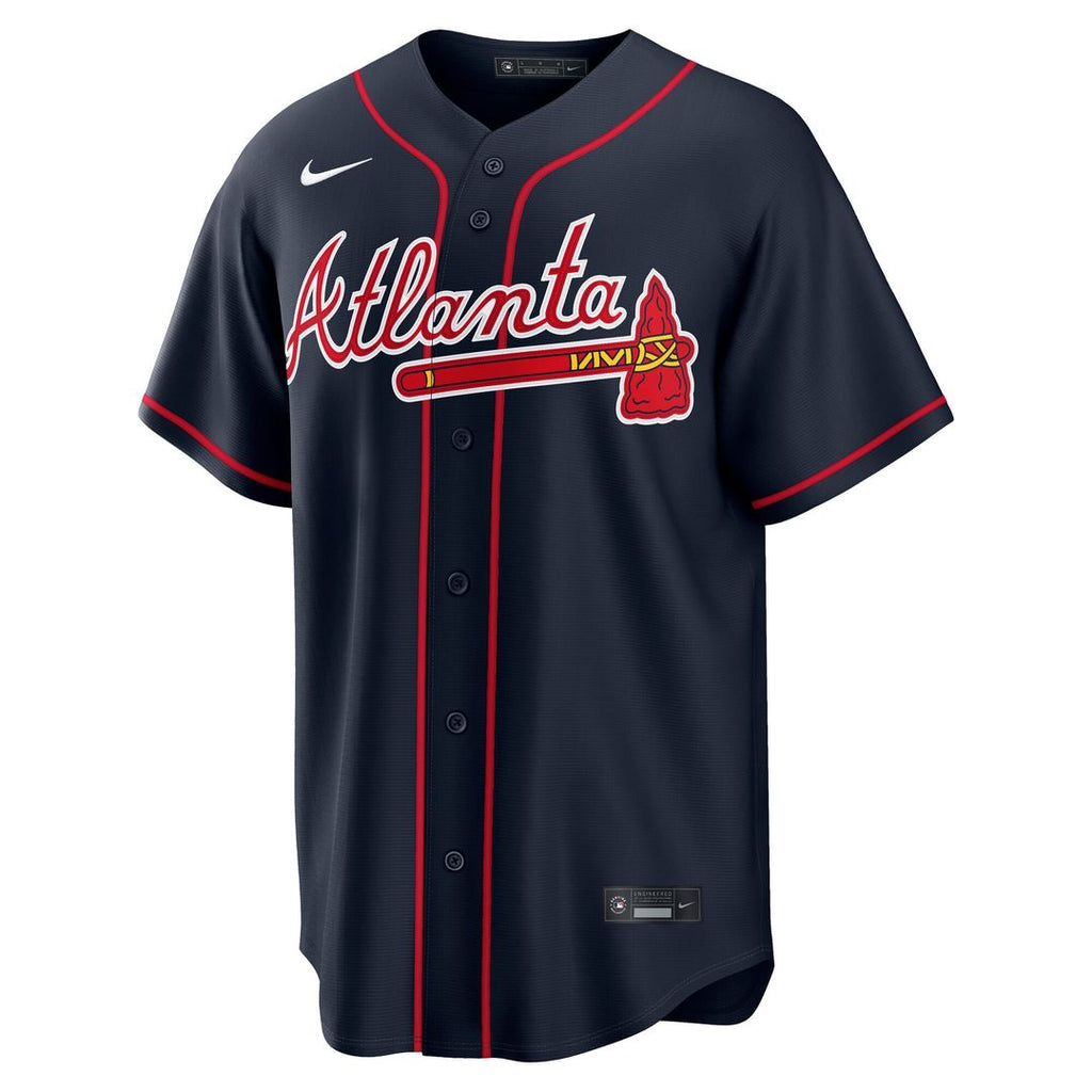 Atlanta Braves Ronald Acuña Jr. Nike Alternate 2 Replica Jersey - Red