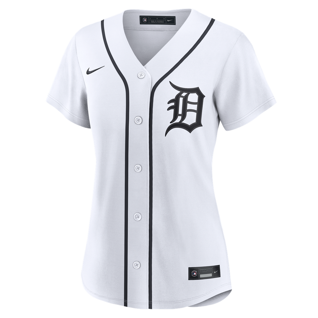 Detroit Tigers Justin Verlander Nike Women's Home Replica Jersey - White