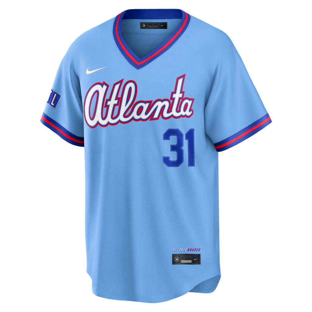 Atlanta Braves Greg Maddux Nike 2026 City Connect Stadium Jersey - Powder Blue