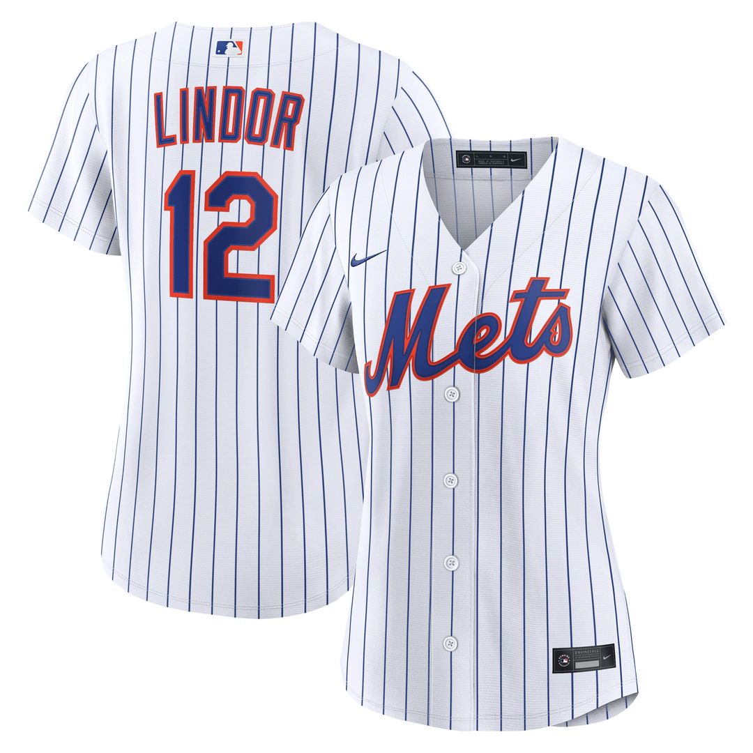 New York Mets Francisco Lindor Nike Women's Alternate Replica Jersey - Black