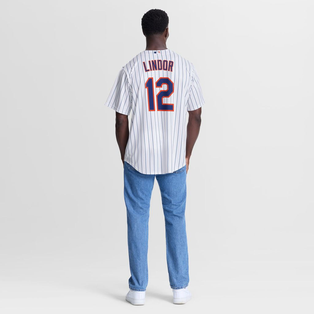 New York Mets Francisco Lindor Nike Alternate Replica Jersey - Black